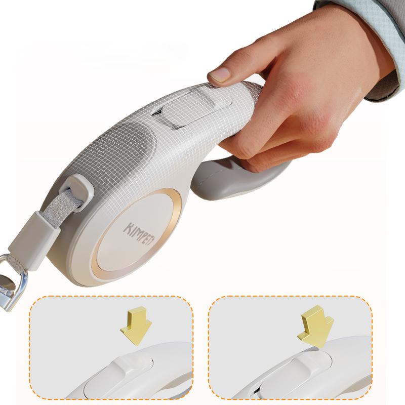 Nylon 3M 5M Trekktau Belte Slitesterk Gå Løpe Fleksibel Automatisk Forlengelse Små Medium Hunder Kjæledyr Trekktau Produkter