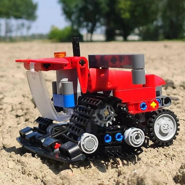 

Совместим с 42148 мини-гусеничным комбайном, модель строительного комплекта, самоблокирующиеся кирпичи, подарок на день рождения, Рождество