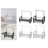 Kitchen Sink Sponge Holder, Dishcloth with Drain Tray ,Stainless Bracket Organizer Rack