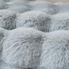 Kaninchen Plüsch Sofa Kissen Winter Gepolstertes Plüsch Kissen Rutschfeste Leder Sofa Abdeckung Abdeckung Tuch Handtuch