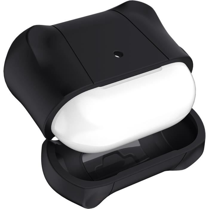 Coque renforcée - itskins - airpods pro 2 - rigide - noire - spectrum solid