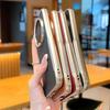 For Magsafe Magnetic Case For Vivo X200 Ultra X200s X300 Pro Mini Plating PU Leather Shockproof Bumper Protection Cover