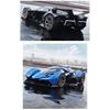1/22 Lamborghini V12 Vision GT Gran Turismo Alloy Concept Sports Car Model Diecasts Metal Simulation Toy Car Model Sound and Light Kids Gift