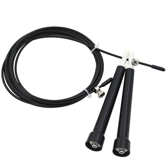 

Speed Wire Skipping Регулируемая скакалка Фитнес-упражнения Кардио Кроссфит Спорт чёрный