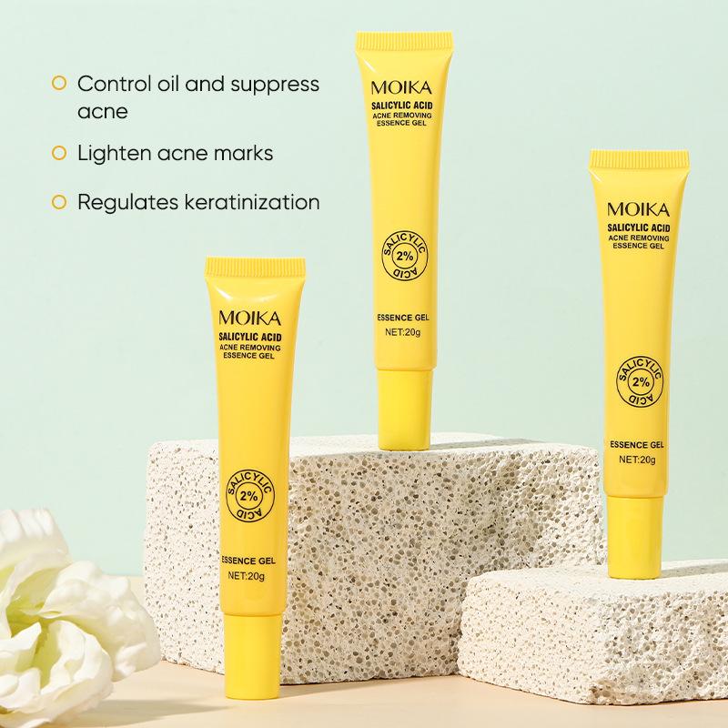 Salicylic Acid Acne Treatment Gel - Face Spot Repair Gel for Men Women, Skin Care Essence
