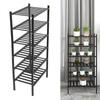 Bamboo Shoe Rack  Able Shoe Shelf Storage   for Closet Entryway Hallway Bathroom Living Room