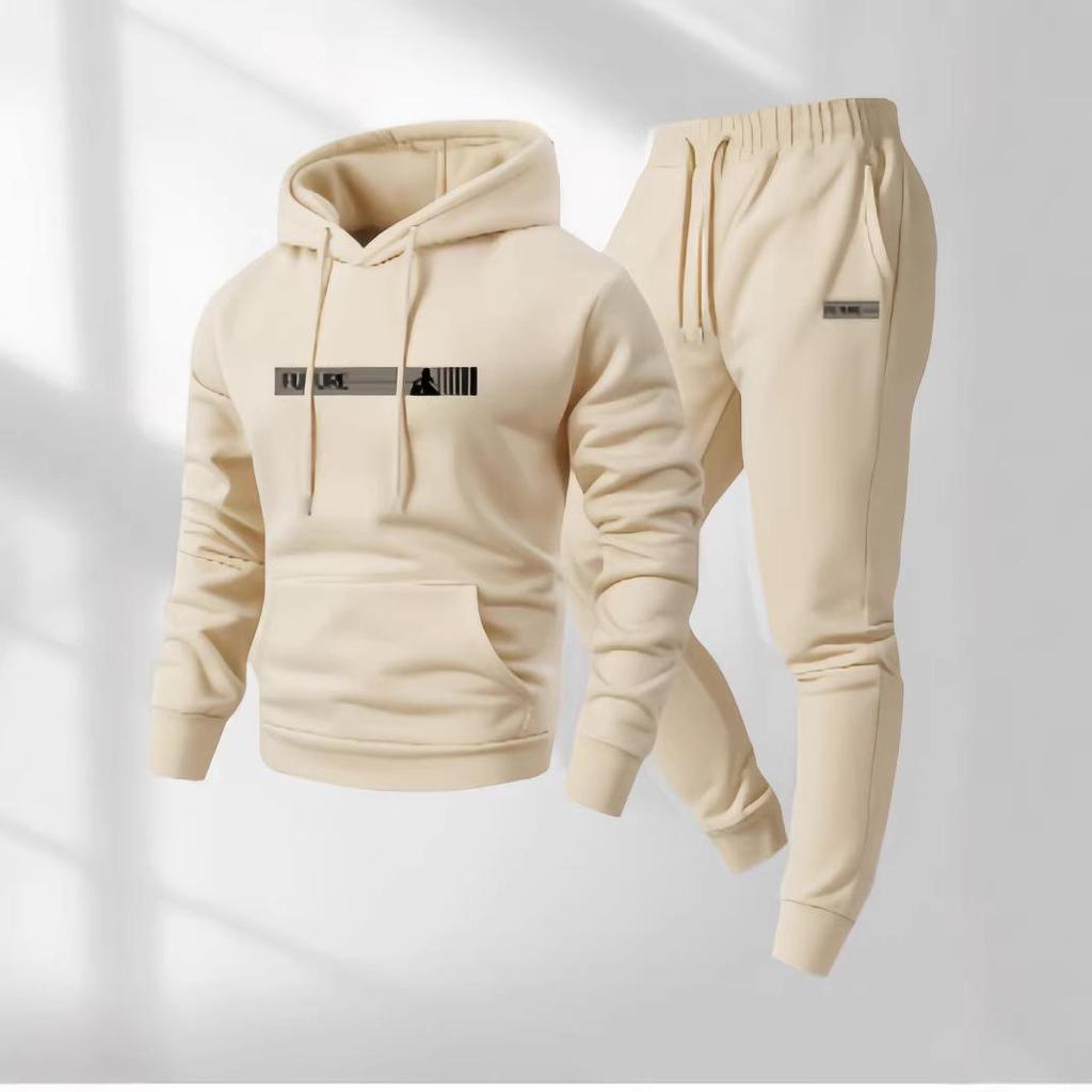 European Style Unisex Hoodie & Drawstring Sports Suit