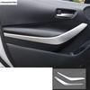 Auto Innen Tür Armlehne Griffleiste Dekoration Abdeckung Zierleiste Für Toyota Corolla E210 2019 - 2024 ABS Matt Karbonfaser Zubehör