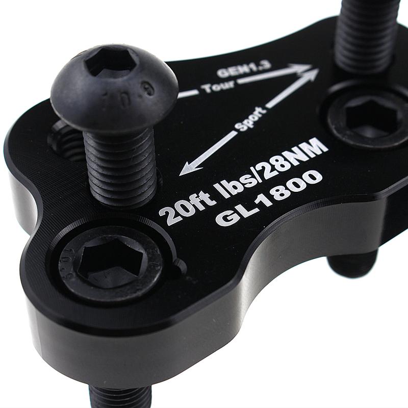 Motorcycle Handlebar Risers For Honda Goldwing GL1800 Gold Wing GL 1800 2018-   Handle Bar Mount Clamp Bar Clamps