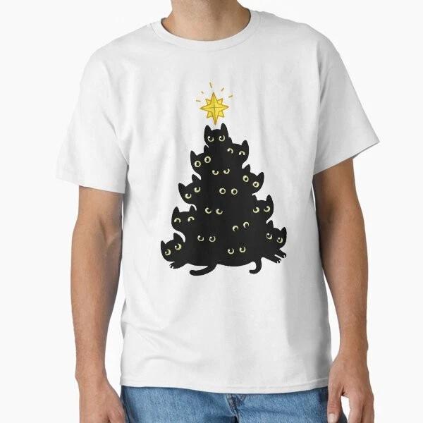 Meowy Christmas Classic TShirt Made In UsaAus TShirt S2xl S