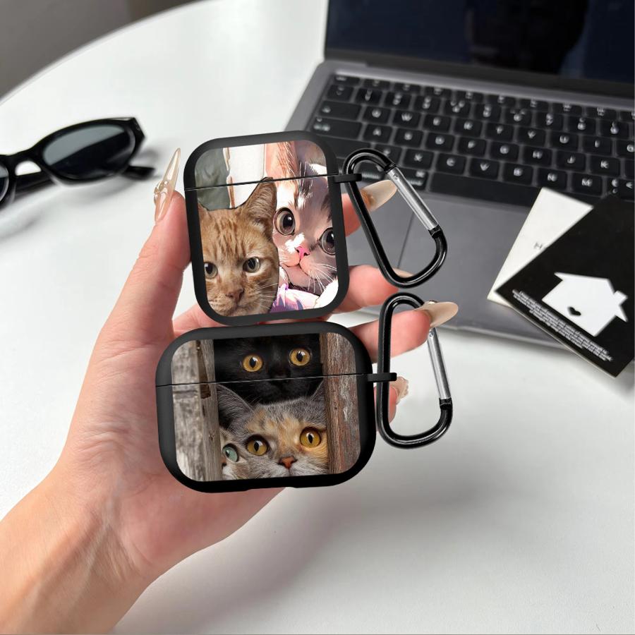 Curious Cat Earphone Cases Cover Case For Airpods Pro 2 Pro2 1 4 Pro3 3