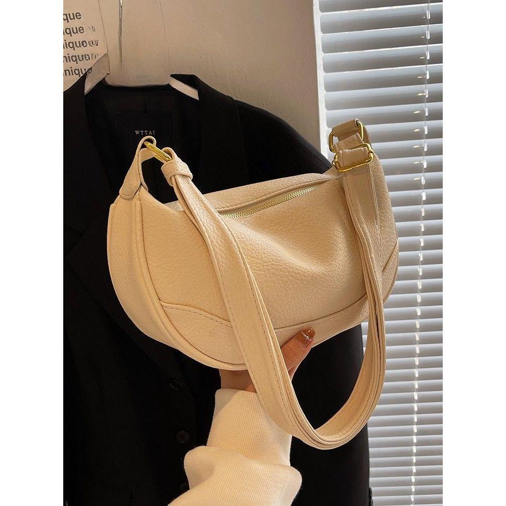 Niche design bag women's new texture summer one-shoulder crossbody bag commuter dumpling bag