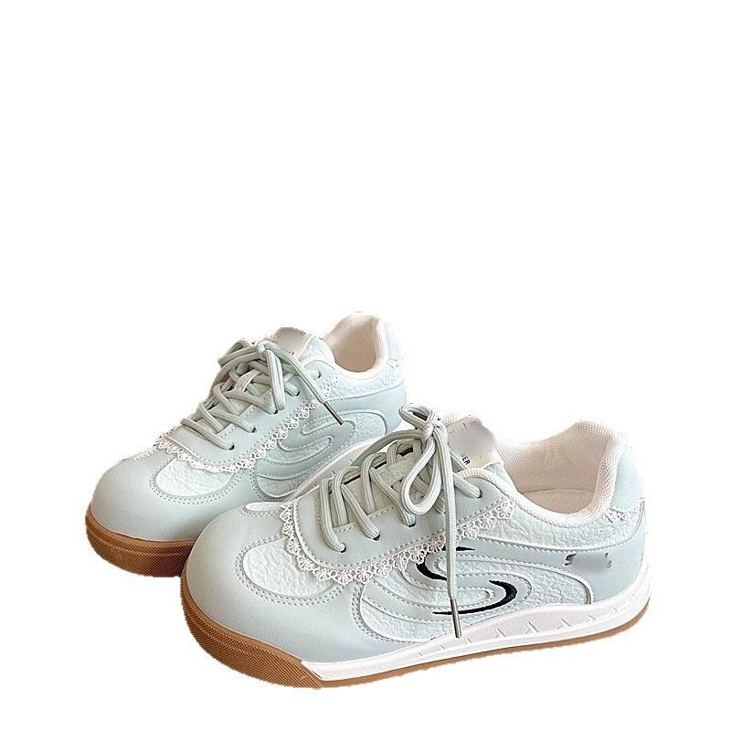 Small fresh German training shoes women's autumn 2025 new thick-soled soft-soled white shoes sports and leisure Korean board shoes