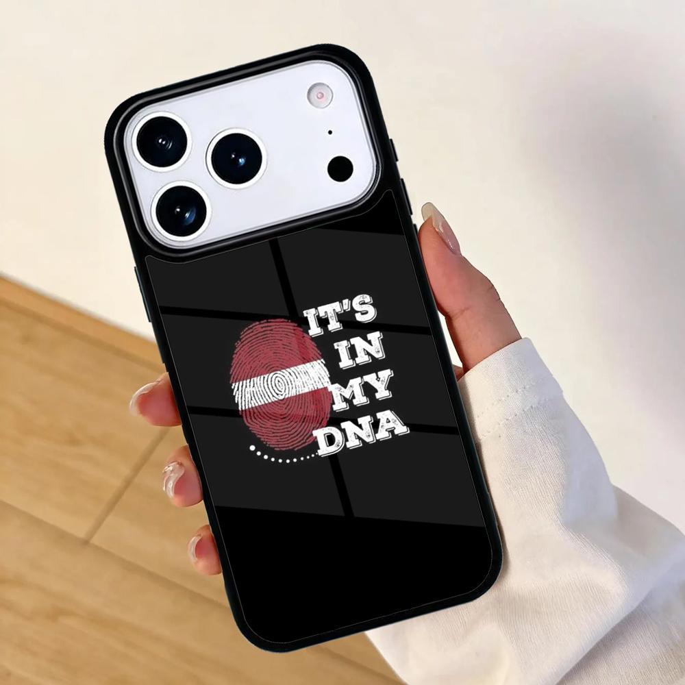 Lettland Flagge DRUCK Handyhülle für IPhone 17 AIR 16pro Max 15 14 13 12 11 Stoßfängerhülle