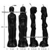 Paraffin Male & Female Couple Figure Candles, Handmade, Multi-Color Optional Lighting.
