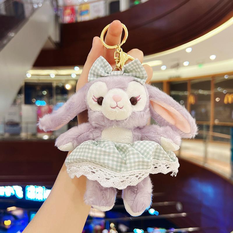 

Плюшевый Очаровательный Маленький Кролик Брелок для Ключей Автомобиля Игрушка Кукла Подходит для Разных Случаев StyleA