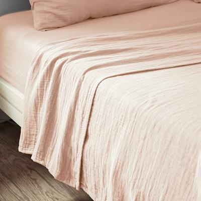 Flat Sheet 240x300 Cm Cotton Gauze Marshmallow
