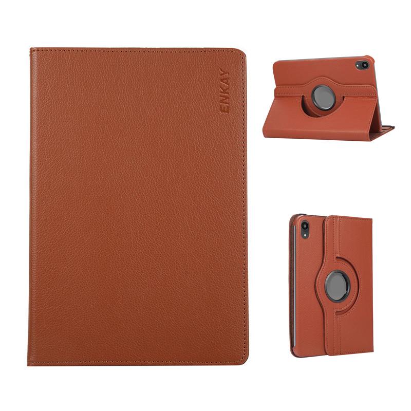 

For iPad mini (2024)/iPad mini (2021) Tablet Case ENKAY HAT PRINCE Litchi Texture PU Leather Cover Stand H