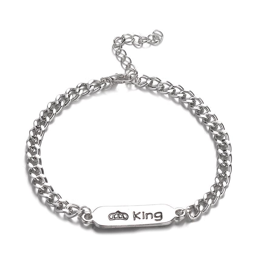 European American Fashion King Queen Bracelet, New Style, Popular Design