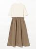 B:MING LIFE STORE by BEAMS Women's Off White/Beige Cut Combination Dress (Sizes S-M)