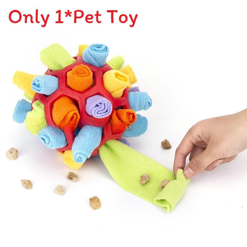 Pet Sniffing Bubble Toy With Rubber Ball Puzzle For Dogs Fun And Enrichment