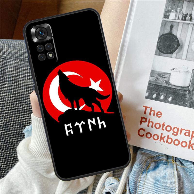 Turkey Turkish Flag Phone Case For Redmi Note 10 9 8 11 12 Pro 9S 10S 11S 12S Cover For Redmi 12 12C 9C 10C 13C