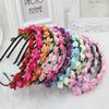 Flower Heads Boho Hair Garland Girl Beach Crown Hair Band Headband Wedding Hair Accessories Headwear for Girls Kids
