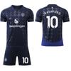 2024-25 Manchester United blauw uittenue #10 Rashford Voetbalshirts
