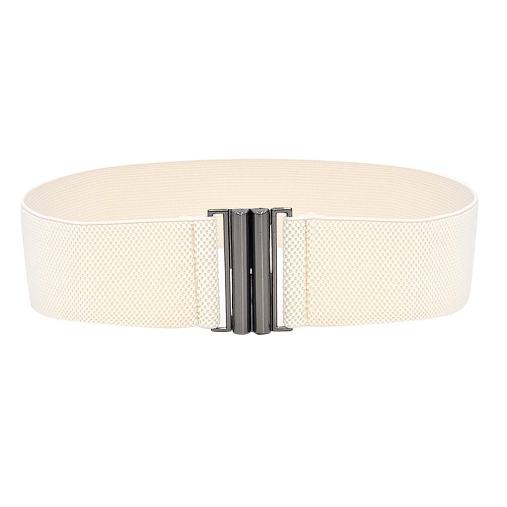 Mote Dame Brede Belter Kvinner Bred Elastisk Beltespenne Midje Kjole Stretch
