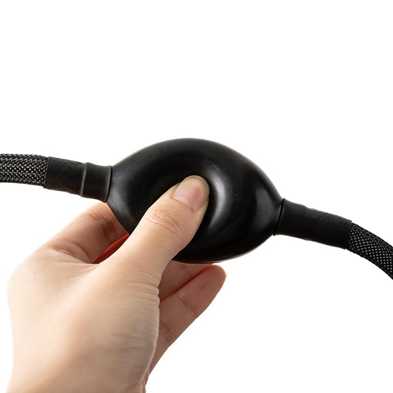 Teeablage Ablaufschlauch mit Wasseransaugballon Flexibler Schlauch Frostschutz Korrosionsbeständig für Teetischplatte Entwässerung