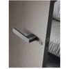 Bedroom Silent Magnetic Suction Door Lock Zinc Alloy Security Door Locks Indoor Wooden Door Handle Lockset Furniture Hardware