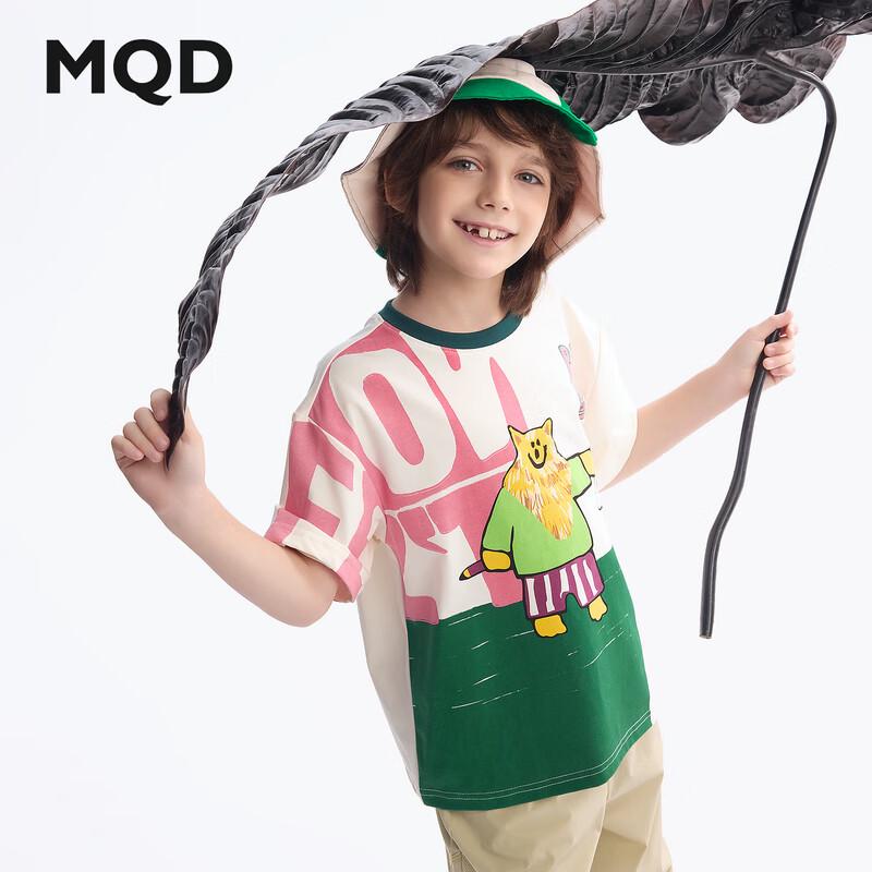 MQD Boys  Cartoon Short Sleeve T-Shirt 110