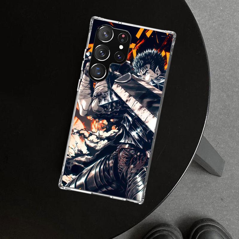Guts B-Berserks Anime Phone Case Cover for Samsung Galaxy S26 S25 Edge S24 S23 Ultra S22 Plus S21 FE S20 + Art Customized Fundas