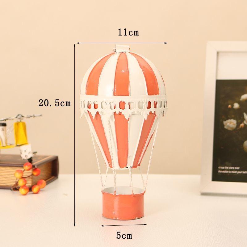 

European Wrought Iron Hot Air Balloon Model Items Hotel kindergarten Wall Hanging Ornaments Crafts Home Furnishing Decoration