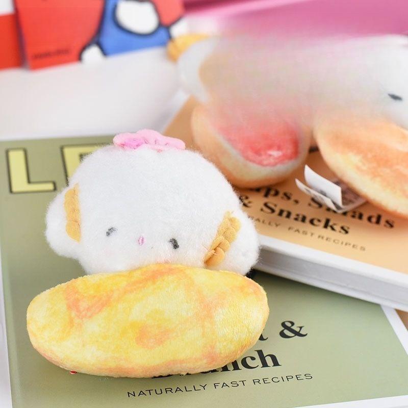 Kawaii Cogimyun Birthday Anniversary Plush Toy Keychain Lovely Ribbon Kogimyun Stuffed Plush Shoulder Bag Soft Handbag Girl Gift