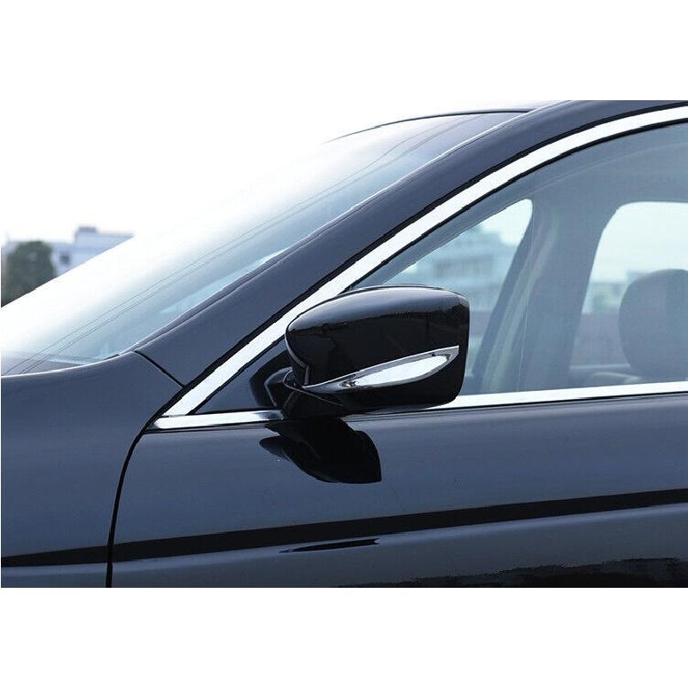 ABS Chrome Exterior Rear View Mirror Strip Trim For Honda Accord 8th 2008-2013