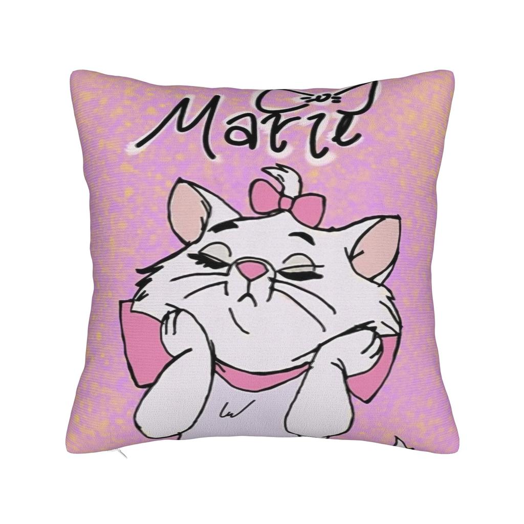 Marie Katze Cartoon Kissenbezug Polyester Kissenbezug Dekorativ Kissenhülle Zuhause Dropshipping 45*45cm