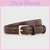 Elegant Genuine Leather Womens Belt For Jeans And Casual Wear With Alloy Buckle