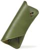 ENTRAMBI Eyeglass Tochigi Genuine Made In and Green Case, Leather, Leather, Stylish, Japan, Men's Women's, Gift,