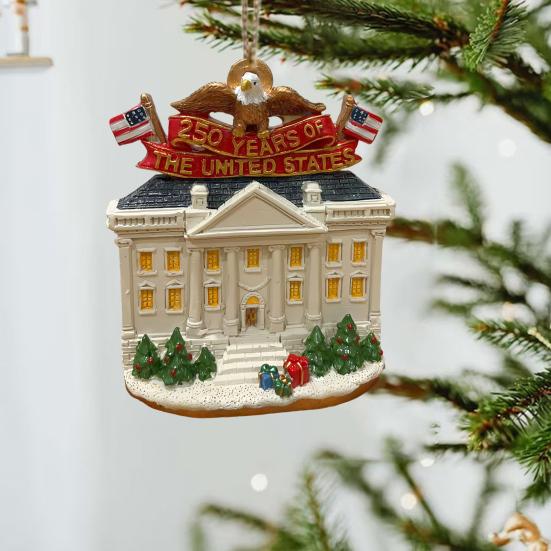 USA. 250-årsjubileumsprydnad 2D Akryl 250 år av USA Minneshängande dekor Patriotisk minnesprydnad för patrioter