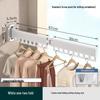 Retractable Aluminum Clothes Drying Rack for Windows and Balconies