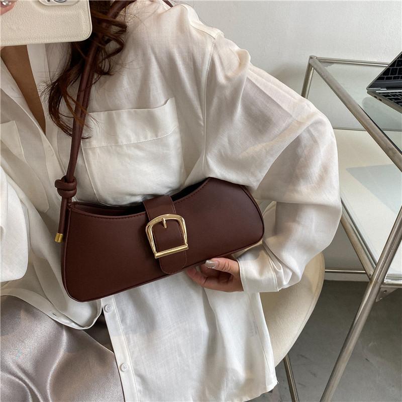 2025 European and American Style Retro Niche Single Shoulder Underarm Bag High Texture Trendy Women's Messenger Bag Wholesale Bags