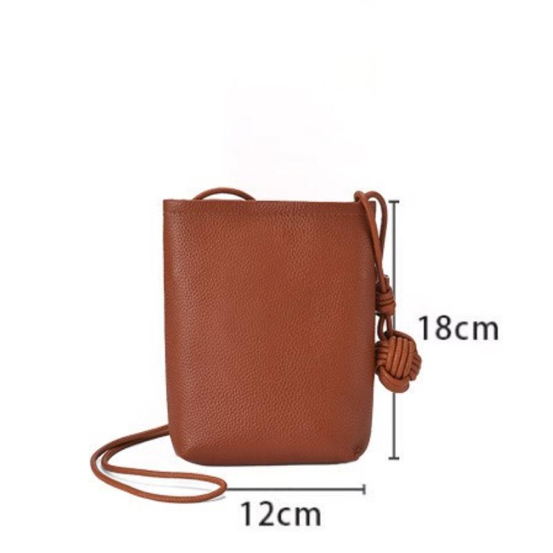 Mobile phone bag with niche texture mini small bag for women new simple casual Korean fashion versatile crossbody bag
