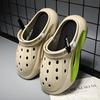 Summer New Men's Hole Shoes Fashion Bag Head Shoes Outdoor Non-slip Wear-resistant Soft-soled Sandals