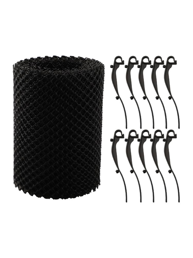 Gutter Guard Plastic Easily Installs Easily Unrolled Gutter Guard Easily Unrolled Cut To Length With Scissors Package Content