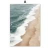 Strand Wellen Palme Garten Bogen Goldene Blätter Nordic Poster Wand Kunstdruck Leinwand Malerei Home Decor Bilder Für Wohnzimmer