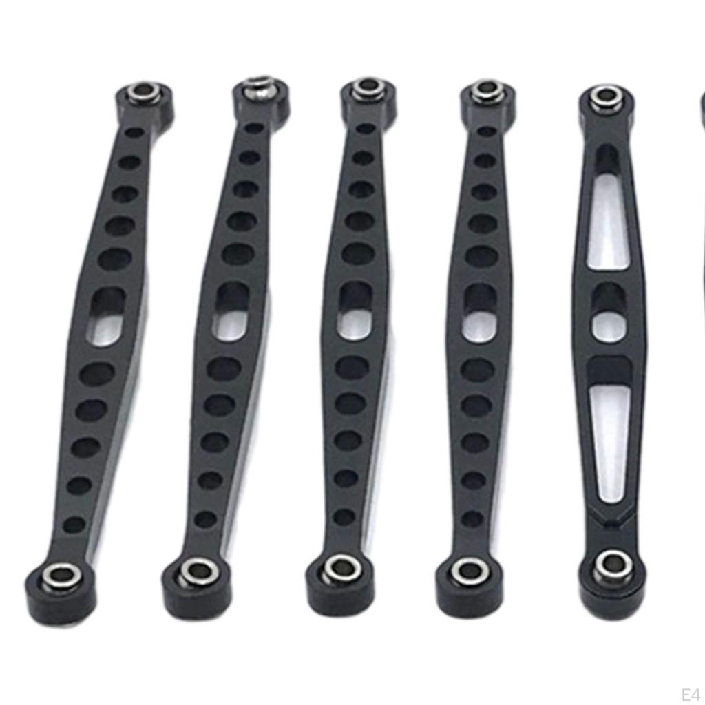 8 Pieces 1:10 RC Steering age Servo Pull Rod Upgrade for ZP1002 ZP1003 ZP1004 Car Model Buggy