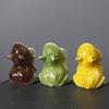 Creative Frogs Face Ceramic Flower-pot For Small Desktop Shelf Decoration Indoor Gardening