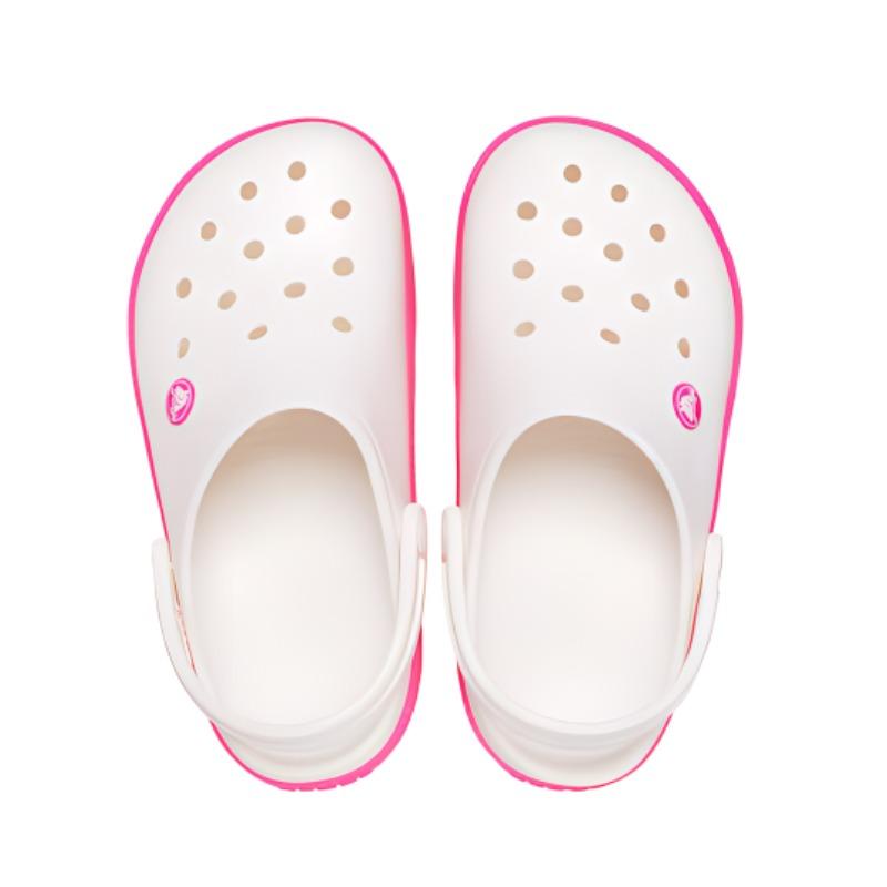 Crocs Dřeváky Ležérní Pohodlné Protiskluzové Odolné Dětské sandály Dětské sandály Bílé Růžové 210465-6WU