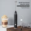 1 PCS Handheld Egg Beater 3 Speeds Electric Milk Frother Foam Maker Mixer USB Rechargeable Coffee Drink Frothing Wand Foamer